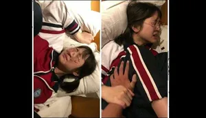 Bị điểm kém em gái sưng lồn khi anh trai đụ